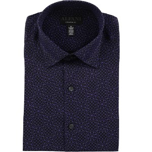 Alfani Mens Folded Cube Button Down Dress Shirt - 1 of 1