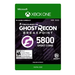 Tom Clancy's Ghost Recon: Breakpoint 5800 Ghost Coins - Xbox One (Digital)