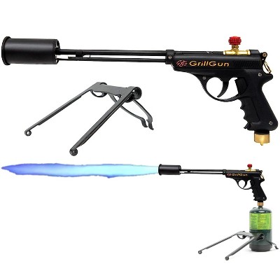 Grillblazer GrillGun Handheld Culinary BBQ Blowtorch Grill Lighter | High Power Propane Torch Designed To Light Charcoal and Wood Grills and Smokers