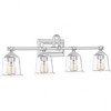 Quoizel Lighting Nicholas 4 - Light Vanity in  Polished Chrome - 3 of 4