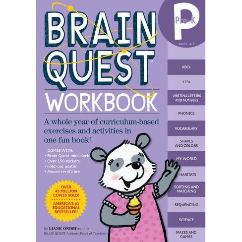 Brain Quest Workbook Pre-K ( Brain Quest) (Mixed media product) by Liane  Onish