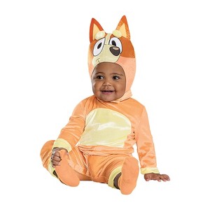 Disguise Infant Girls' Bingo Jumpsuit Classic Costume - Size 12-18 Months - Orange - 1 of 3