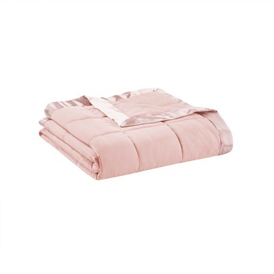 NicBex Lightweight Down Alternative Blanket with Satin Trim,Fuzzy Cozy Luxury Blanket Microfiber for Bed Chair Couch