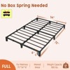 6 Inch Tiwn Bed Frame, Heavy Duty Metal Platform Bed Frame with Durable Iron Slat Support and Legs - 2 of 4