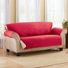 Collections Etc Reversible Quilted Furniture Protector Cover - 2 of 4