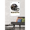 Trends International NFL Baltimore Ravens - Drip Helmet 20 Framed Wall Poster Prints - 2 of 4