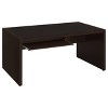 3pc Skeena Office Desk Set Cappuccino - Coaster - 4 of 4
