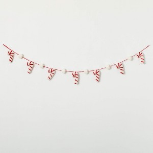 60"L Sullivans Christmas Whimsical Candy Cane Garland  Red-White - 1 of 4