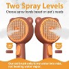 BABYYER Cat Steam Brush with 2 Spray Levels & Release Button, for Shedding Grooming, Pet Hair Removal Comb - 3 of 4