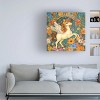 Trademark Fine Art - Tina Lavoie Baby Flying Unicorn Canvas Art - image 2 of 4