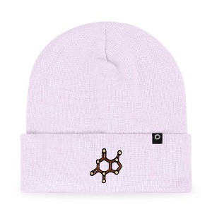 Dalix Molecule Embroidered Beanie Science Warm Winter Knit Hat for Men - 1 of 4