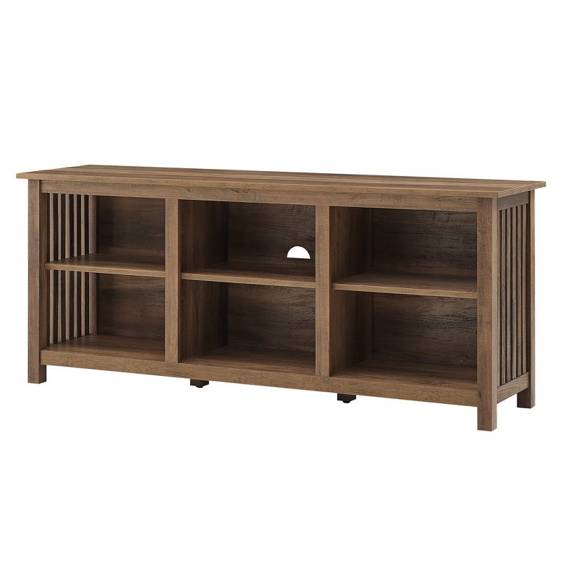 Mission Slatted Media Console TV Stand for TVs up to 65" - Saracina Home, 4 of 10