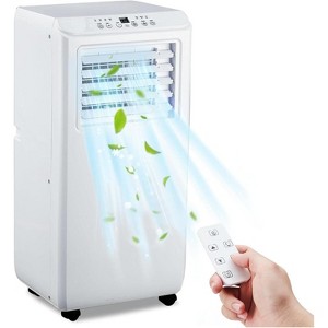 10,000 BTU Portable Air Conditioner, 3-in-1 AC with Fast Cooling, Fan & Dehumidifier, Rooms Up to 450 Sq. Ft., Ultra-Quiet, LED Display, 24H Timer - 1 of 4