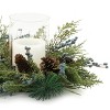 Mixed Pine Juniper Candle Holder 19"D - 3 of 3