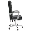 vidaXL Reclining Office Chair – Sophisticated Black Faux Leather Design – Adjustable and Comfortable - 4 of 4
