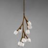 ET2 Lighting Blossom 10 - Light Pendant in  Natural Aged Brass - 2 of 4