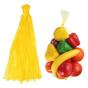 Unique Bargains Seafood Vegetable Grocery Shopping Stretchable Reusable Mesh Produce Bags 100 Pcs - 1 of 4