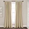 Luxury Vintage Velvet With Silky Pompom Trim Window Curtain Panel Taupe Single 52X84 - 2 of 4