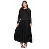 L I V D Women's Tiered Maxi Dress with Long Sleeves - 2 of 3