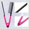 Unique Bargains ABS Hair Straightening Comb Home Heat Resistance Home Straightener Hair Styling Comb - 2 of 4