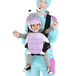 HalloweenCostumes.com One Size Fits Most  Girl  Disney Monsters Inc Boo Velour Baby Carrier Cover Costume,  White/Gray/Purple - 1 of 4