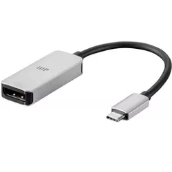 Monoprice USB-C DisplayPort Adapter 4K DisplayPort - Aluminum Body, Compact, Plug and Play - Consul Series