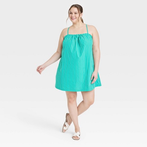 Target a new deals day green dress