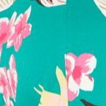 clover green tropical floral