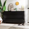 Saracina Home Hooper Transitional Combination Horizontal Dresser Wardrobe Black - image 3 of 4