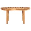 vidaXL Coffee Table, 35.4"x19.7"x17.7", Solid Teak Wood - 2 of 4