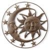SPI Home Celestial Splendor Sun and Moon Wall Plaque – 35" Round Metal Wall Art, Mystical Outdoor or Indoor Décor - 3 of 3