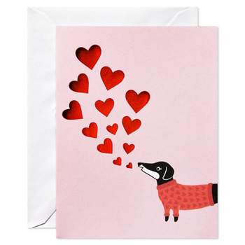 Love/Valentine's Postcard 20-Pack Sending Love Hearts by Ramus & Co