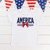 The Juniper Shop America Galaxy Coquette  Youth Short Sleeve Tee - 2 of 4