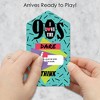 Big Dot of Happiness 90's Throwback - 1990s Party Game Pickle Cards - Dare, Drink, Think Pull Tabs - Set of 12 - 2 of 4