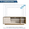 TiramisuBest TV STAND with Walnut for TV & Entertainment Furniture - 4 of 4