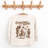 Christmas on the Range - Toddler Long Sleeve Graphic Tee and Youth Long Sleeve Graphic T-Shirt - 2 of 3