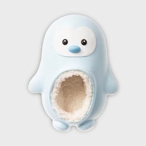 FOAMWALK Toddler Unisex Novelty House Clogs with Faux Fur Lining - Penguin Slippers for Toddler Boys/Girls - 1 of 4