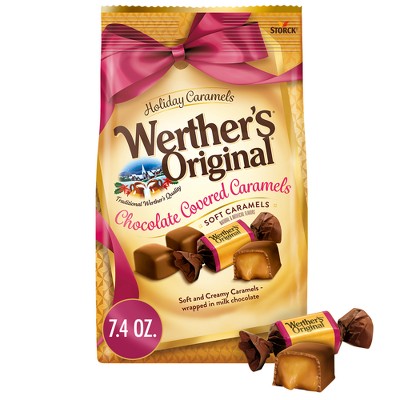 Werther's Original Holiday Chocolate Covered Caramels - 7.4oz