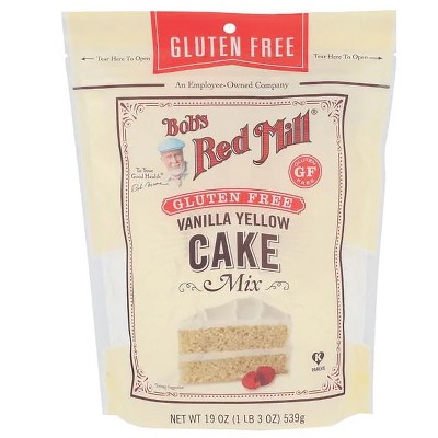 Bob's Red Mill Vanilla Yellow Cake Mix.