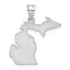 Black Bow Jewelry Sterling Silver Michigan State Spartans NCAA Large Pendant - 3 of 4
