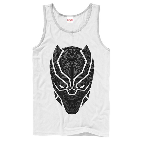 Men's Marvel Black Panther Ornate Mask Tank Top : Target