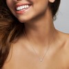 EVERLY JEWELRY  |   Sterling Silver 5 1/3 CT TGW Blue Topaz - London White Topaz Blue Topaz - Swiss Blue Topaz - Sky Fashion Pendant With Chain - 4 of 4