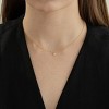 Bearfruit Jewelry Sterling Silver 18k Gold Plated Rosie Light Rope Chain Necklace - 3 of 4
