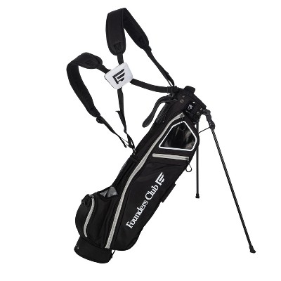 Founders Club Lightweight Sunday Golf Bag with Dual Strap and Stand