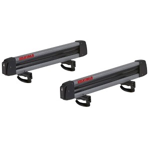 Yakima FreshTrack 6 Universal Car Roof Top Mount Cargo Rack for Skis and Snowboards with Integrated SKS Locks and SkiLift Attachment, Black - 1 of 4