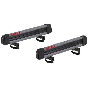 Yakima FreshTrack 6 Universal Car Roof Top Mount Cargo Rack for Skis and Snowboards with Integrated SKS Locks and SkiLift Attachment, Black