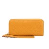 MKF Collection Honey Genuine Leather Quilted Flower-Embossed Women’s Wristlet Wallet by Mia K - 2 of 4