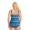Women's Plus Size V-Neck Twist Front One Piece Swimsuit - Always for Me - 2 of 3