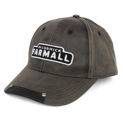 International Harvester McCormick Farmall Gray & Black Hat IH07-2757