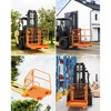 Forklift Safety Cage, Forklift Man Basket - 36''x36'' Heavy Duty 1200Lbs Capacity Work Platform for Aerial Jobs - 4 of 4